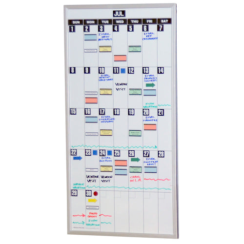 Ultimate Office Magnetic Dry-Erase Whiteboard ModMonthly™ Planning Calendar (1 Each), with Optional Accessories Kit (Sold Separately)