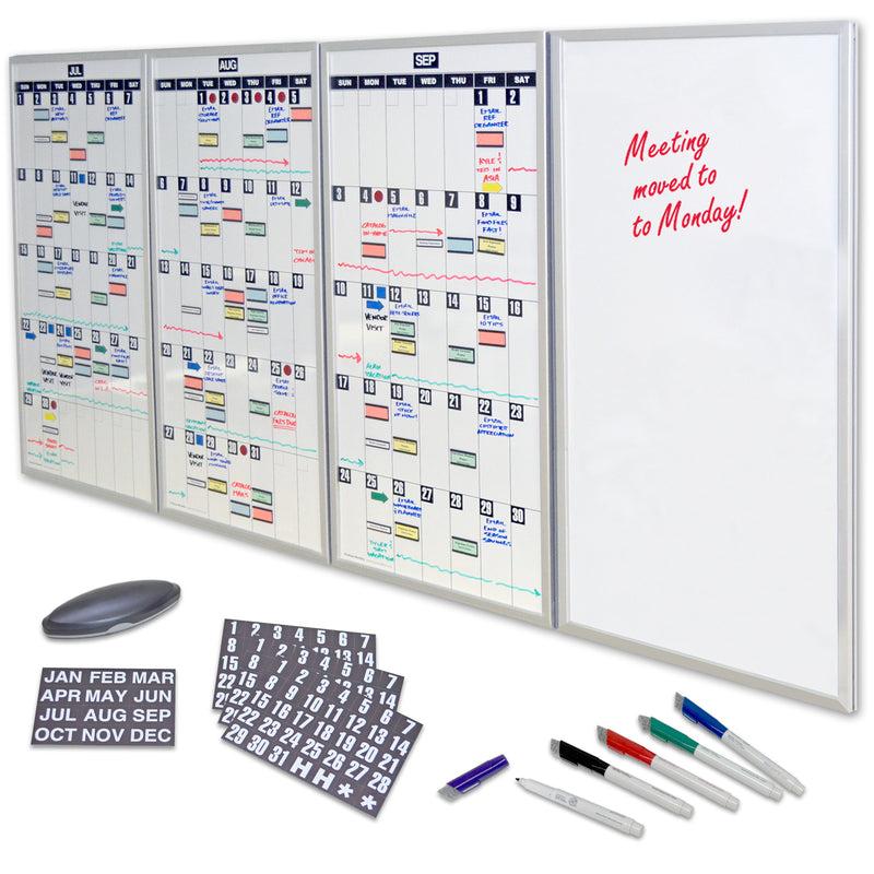 ModMonthly™ Perpetual Planning Board System, Scheduling Kit  Multi-Purpose Panel