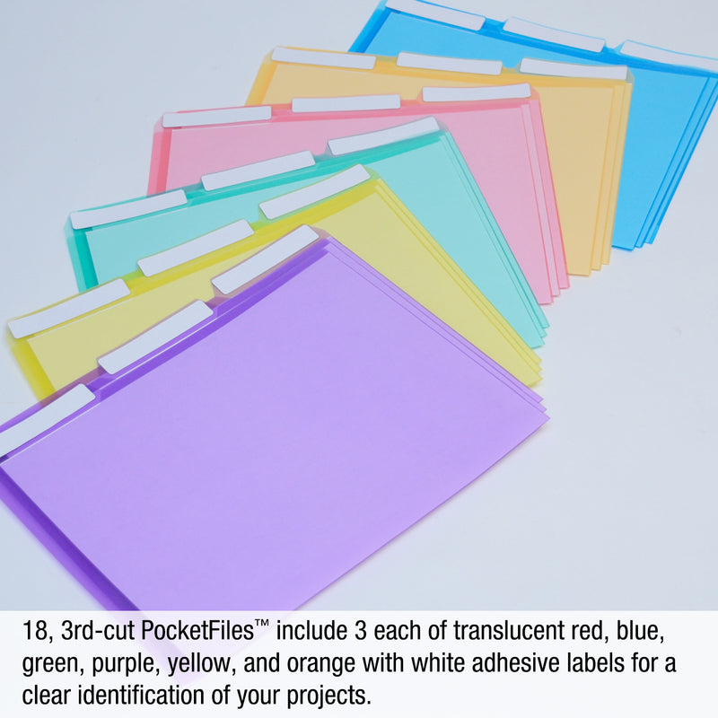 Project File Professional PocketFile Project Files 3rd-Cut | Ultimate Office