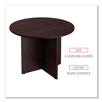 Valencia Round Conference Table w/X-Base