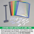 AdjustaView™ 10-Pocket Document Display Desk Reference Organizer