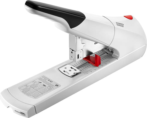 Novus B50 Heavy Duty Stapler, 140 Sheet Capacity, Anti-Jam, 3" Stapling Depth w/Adjustable Guide