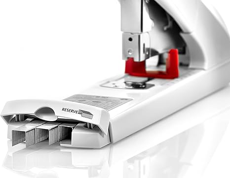 Novus B50 Heavy Duty Stapler, 140 Sheet Capacity, Anti-Jam, 3" Stapling Depth w/Adjustable Guide