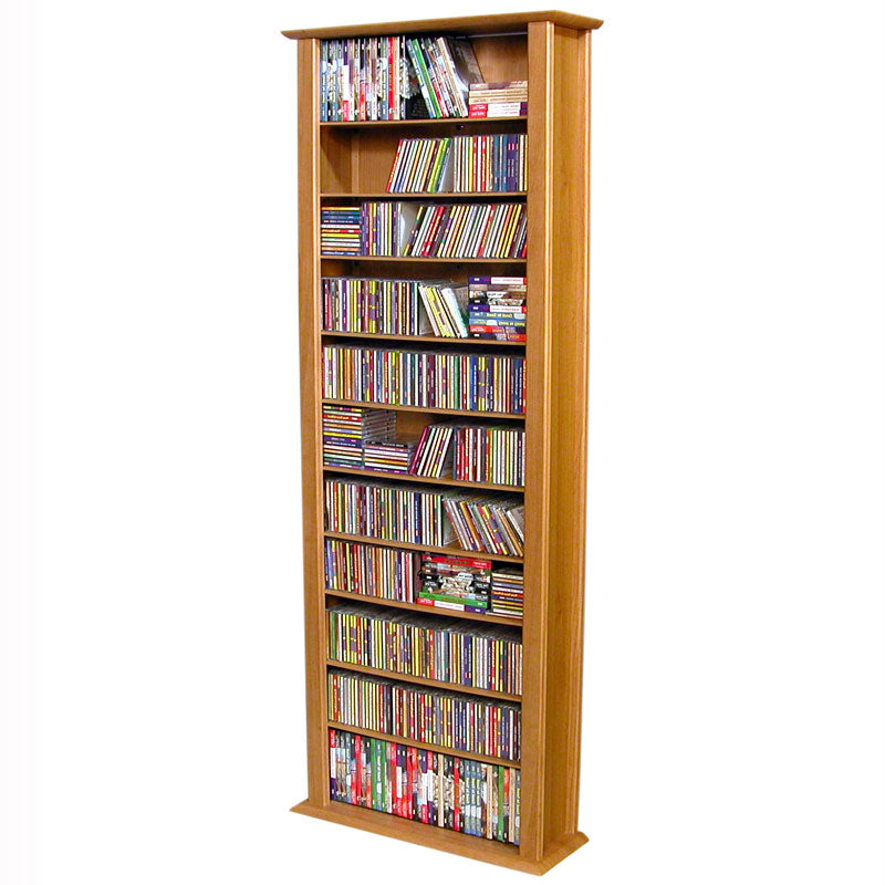 1-Wide Tall Media Shelves