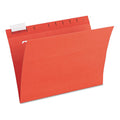 100% Recycled Colored Hanging Folders, 5th-Cut, Letter (box of 20), Assorted