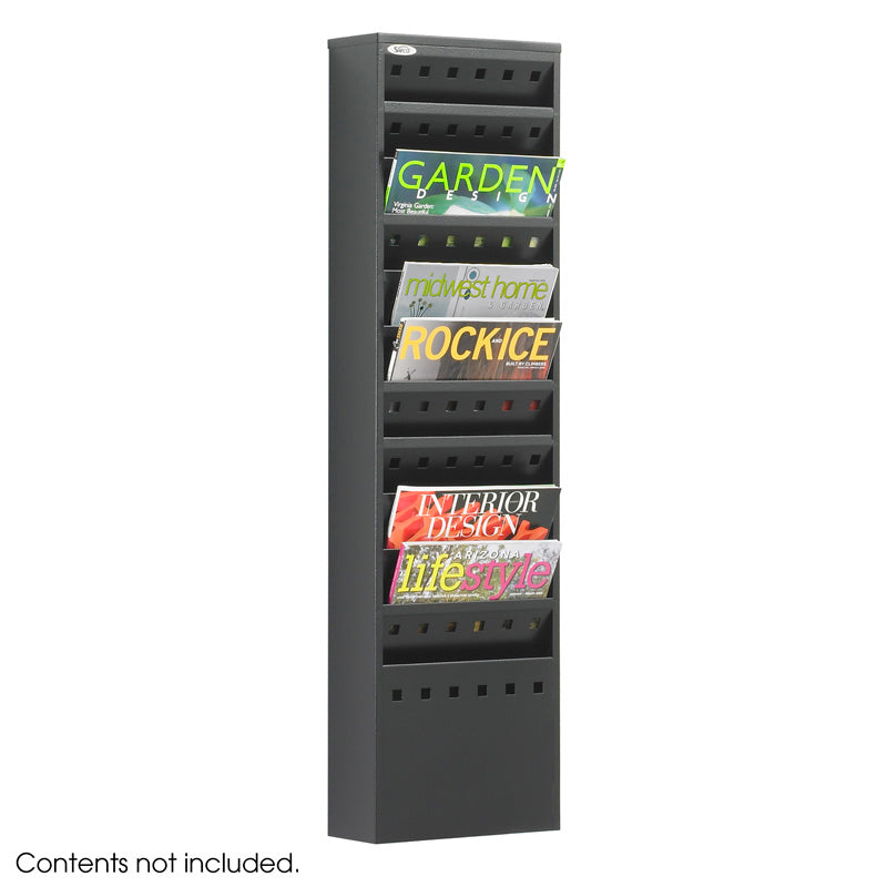 Tag Magazine Rack 11-Pocket Steel Magazine Rack | Ultimate Office