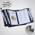 Ultimate Office DocuMate™ 20-Pocket Desk Reference Organizer with Easy-Load Pockets, Steel-Reinforced Pins, and Free Bonus Panel
