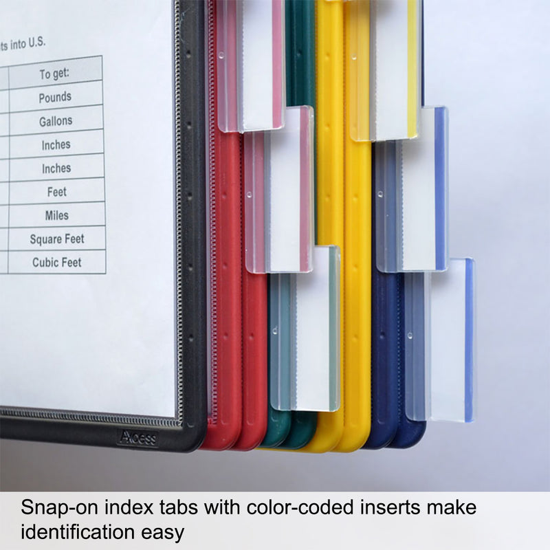 Ultimate Office DocuMate™ 10-Pocket Wall Reference Organizer with Easy-Load Pockets, Steel-Reinforced Pins, and Free Bonus Panel
