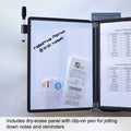Ultimate Office DocuMate™ 10-Pocket Wall Reference Organizer with Easy-Load Pockets, Steel-Reinforced Pins, and Free Bonus Panel