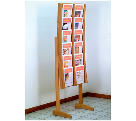 12 Pocket Contemporary Floor Display