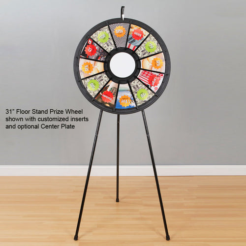 12-Slot 31" Floor Stand Prize Wheel
