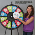 12-Slot 31" Tabletop Prize Wheel