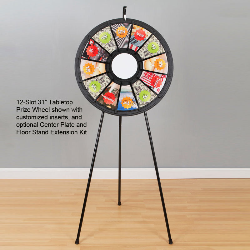 12-Slot 31" Tabletop Prize Wheel