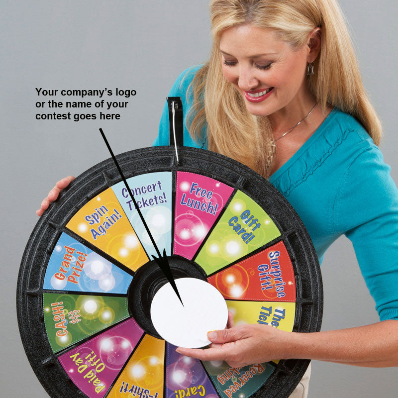 12-Slot 31" Tabletop Prize Wheel