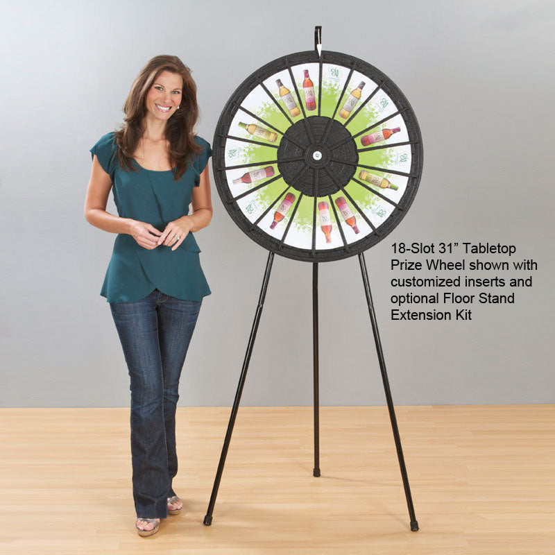 18-Slot 31" Tabletop Prize Wheel