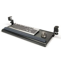 Extra-Wide Desk Clamp Keyboard Tray w/Gel Wristrest