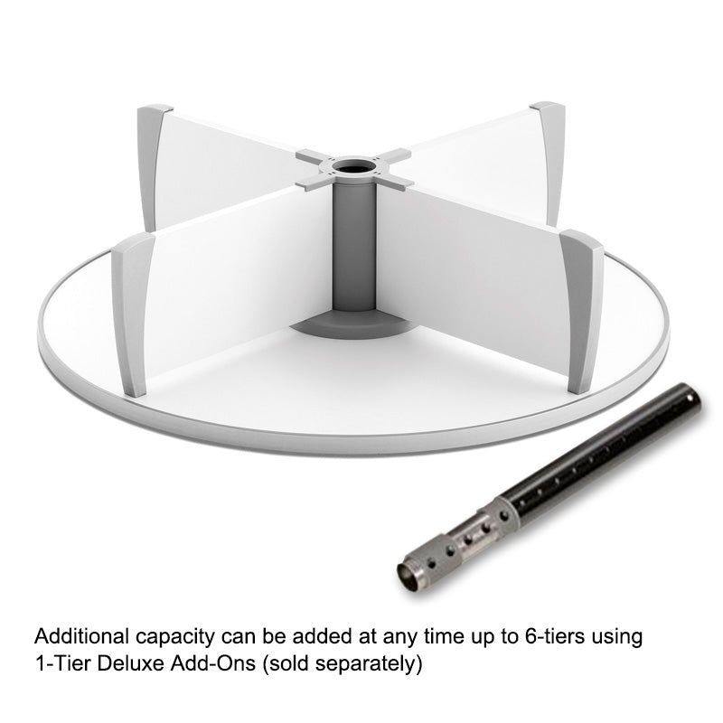 31 1/2" Diameter 2-Tier Deluxe Carousel