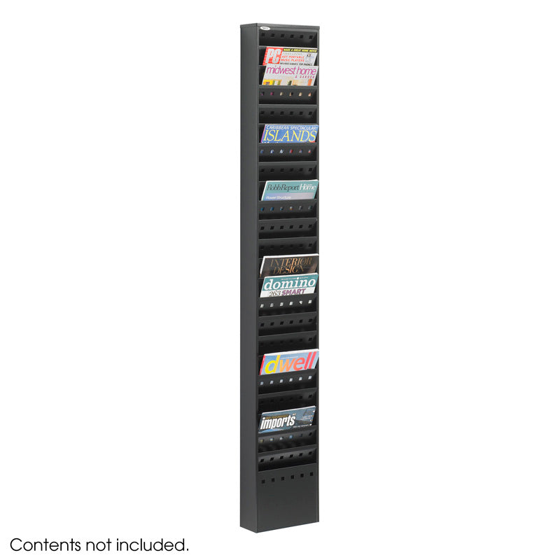 23-Pocket Steel Magazine Rack | Ultimate Office