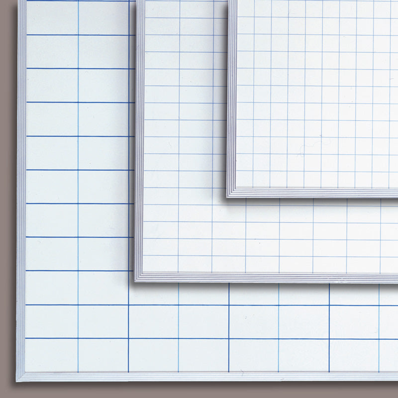 24" x 36" Magnetic Porcelain Board with Grids