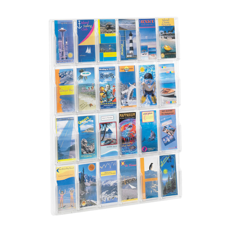 24 Pamphlet Display Clear
