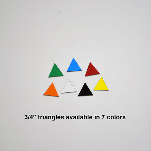 3/4" Triangle Indicator Magnets (pack of 20)