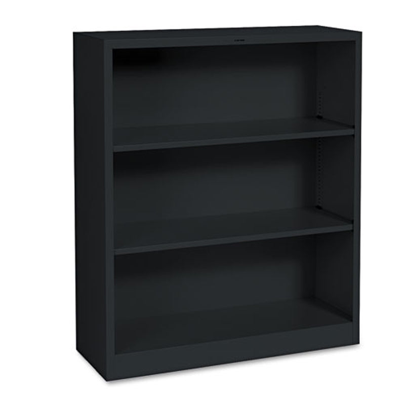 3-Shelf Metal Bookcase, 34 1/2"w x 12 5/8"d x 41"h