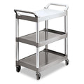 3-Shelf Utility Cart with Dual Handles
