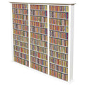 3-Wide Tall Media Shelves