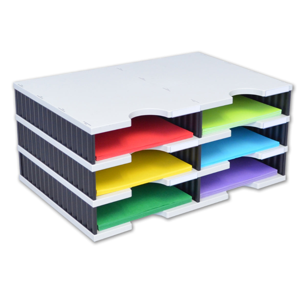 6-Slot TierDrop 2 paper storage system for offices | Ultimate Office