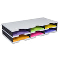 Ultimate Office TierDrop Desktop Organizer/Forms Sorter, 6-Compartments with Optional Add-On Tiers for Easy Expansion