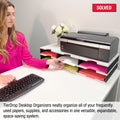 Ultimate Office TierDrop Desktop Organizer/Forms Sorter, 6-Compartments with Optional Add-On Tiers for Easy Expansion