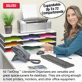 Ultimate Office TierDrop™ Desktop Organizer/Forms Sorter, 9-Compartments with 3 Storage Drawers with Dividers, and Optional Add-On Tiers for Easy Expansion - Lifetime Guarantee!