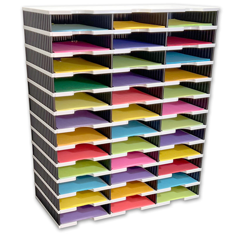 Ultimate Office TierDrop™ 36-Slot, 28 ½"w Literature, Forms, Mail and Classroom Sorter