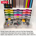 Ultimate Office TierDrop™ Storage Drawers Measure 9"w x 12"d x 4 3/4"h for Desk Accessories and Larger Supplies, Includes Color-Coded Finger Rings for Fast and Easy Access to Contents