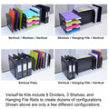 Ultimate Office VersaFile All-in-One Desktop Organizer Sorter for Fast and Easy Access to Forms, Books, Binders, and Hanging Files