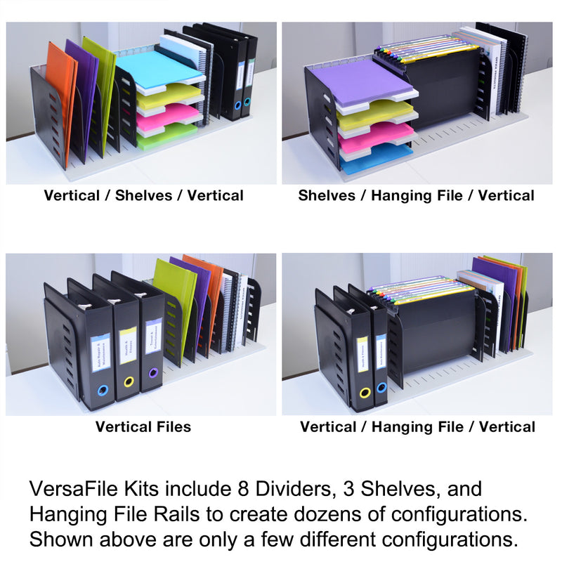 Ultimate Office VersaFile All-in-One Desktop Organizer Sorter for Fast and Easy Access to Forms, Books, Binders, and Hanging Files