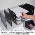 Ultimate Office VersaFile All-in-One Desktop Organizer Sorter for Fast and Easy Access to Forms, Books, Binders, and Hanging Files