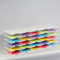 Ultimate Office TierDrop Crystal Clear Literature Organizer, Forms, Mail, Classroom Sorter. 25 Compartment (5w x 5h) With Optional Add-On Tiers for Easy Expansion