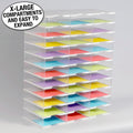 Ultimate Office TierDrop™ Desktop Organizer Document, Forms, Mail, and Classroom Sorter. 33 Extra Large, (3w x 11h), Crystal Clear Compartments with Optional Add-On Tiers for Easy Expansion - Lifetime Guarantee!