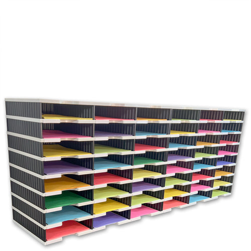 Ultimate Office TierDrop™ 48-Slot, 57"w Literature, Forms, Mail and Classroom Sorter