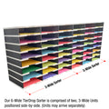 Ultimate Office TierDrop™ 48-Slot, 57"w Literature, Forms, Mail and Classroom Sorter