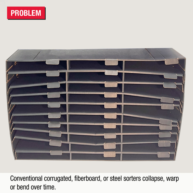 Ultimate Office TierDrop™ 30-Slot, 28 ½"w Literature, Forms, Mail and Classroom Sorter