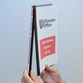 Ultimate Office MagniFile™ Clear Front Report Covers With 11" Magnified Swing Clamp Spine and Thick Poly Backs. BIND AND INDEX Up To 65 Pages for Reports and Presentations That STAND OUT! (Set of 5)