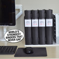 BestBuilt 2 1/4" Elliptical Ring Binder, Black