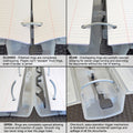 BestBuilt 2 1/4" Elliptical Ring Binder, Frost
