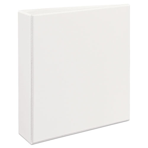 Heavy-Duty, Non-Stick, 3 Slant Ring View Binder w/Durahinge, Letter Size