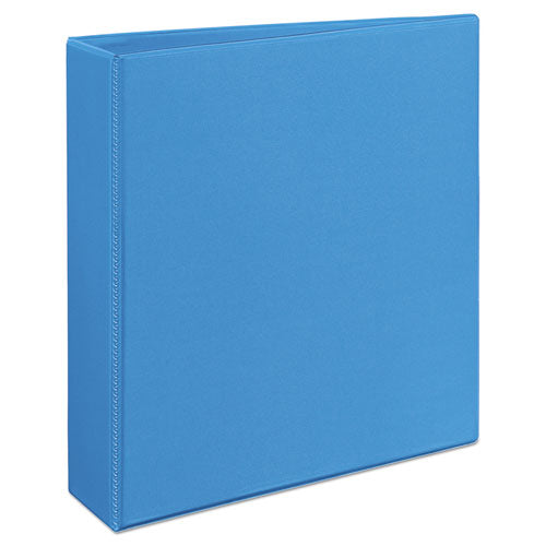 Heavy-Duty, Non-Stick, 3 Slant Ring View Binder w/Durahinge, Letter Size