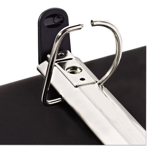 Heavy-Duty, Non-Stick, 3 Slant Ring View Binder w/Durahinge, Letter Size