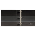 Heavy-Duty, Non-Stick, 3 Slant Ring View Binder w/Durahinge, Letter Size