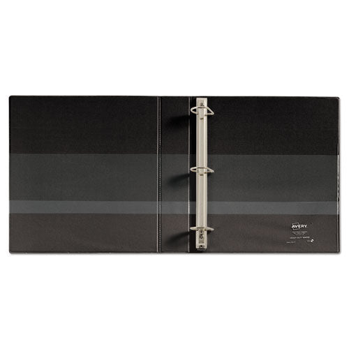 Heavy-Duty, Non-Stick, 3 Slant Ring View Binder w/Durahinge, Letter Size